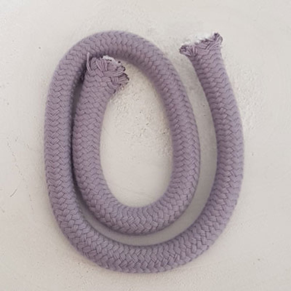 40 cm klätterrep runt 10 mm Grått
