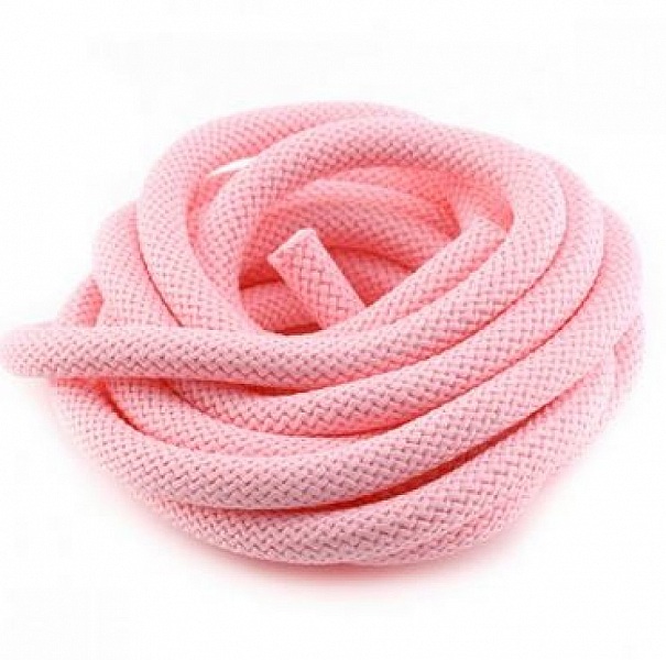 40 cm kl&auml;tterrep runt 10 mm Rosa