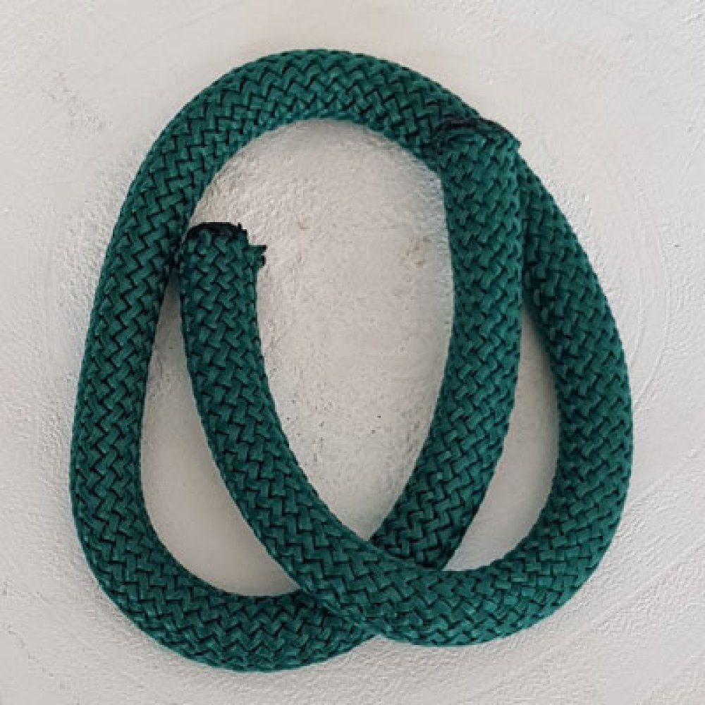 40 cm klätterrep runt 10 mm grönt