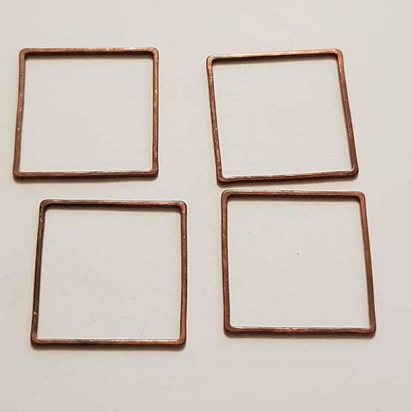 Anneau intercalaire m&eacute;tal argent&eacute; 053 Cuivre