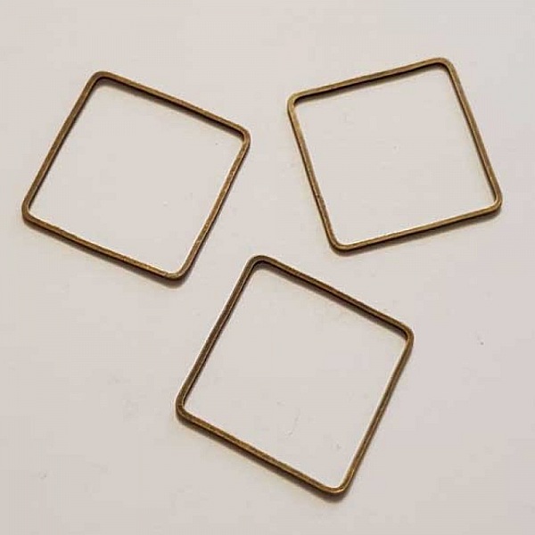 Anneau intercalaire m&eacute;tal argent&eacute; 053 Bronze