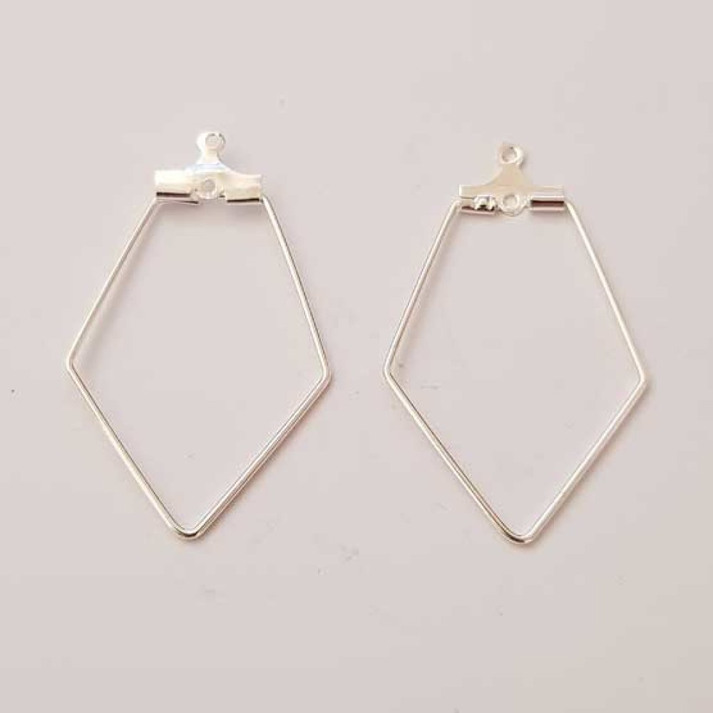 Diamond Primer Silver örhängehållare N°01 x 1 st.