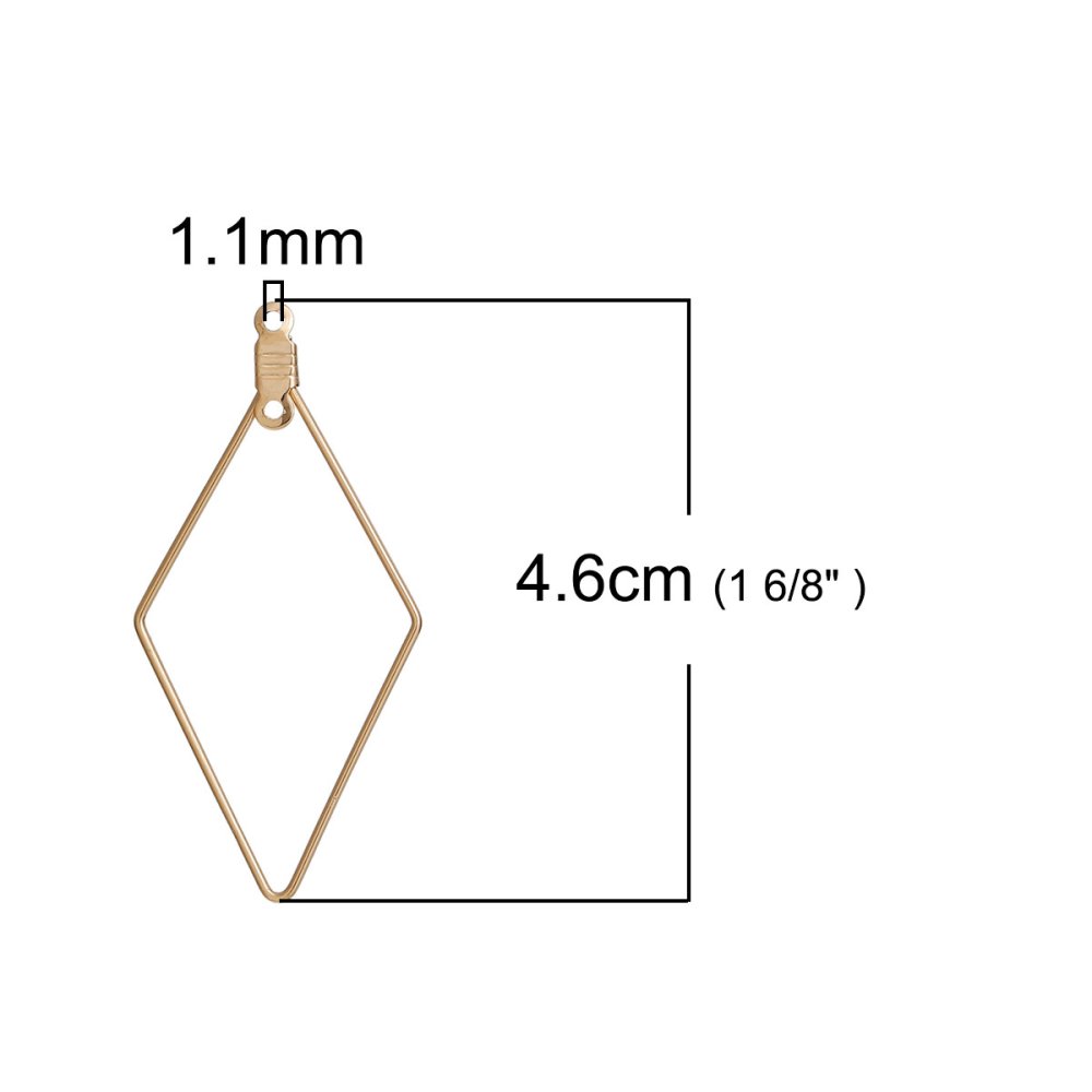 Diamond Primer Gold Earring Holder N°01 x 1 st.
