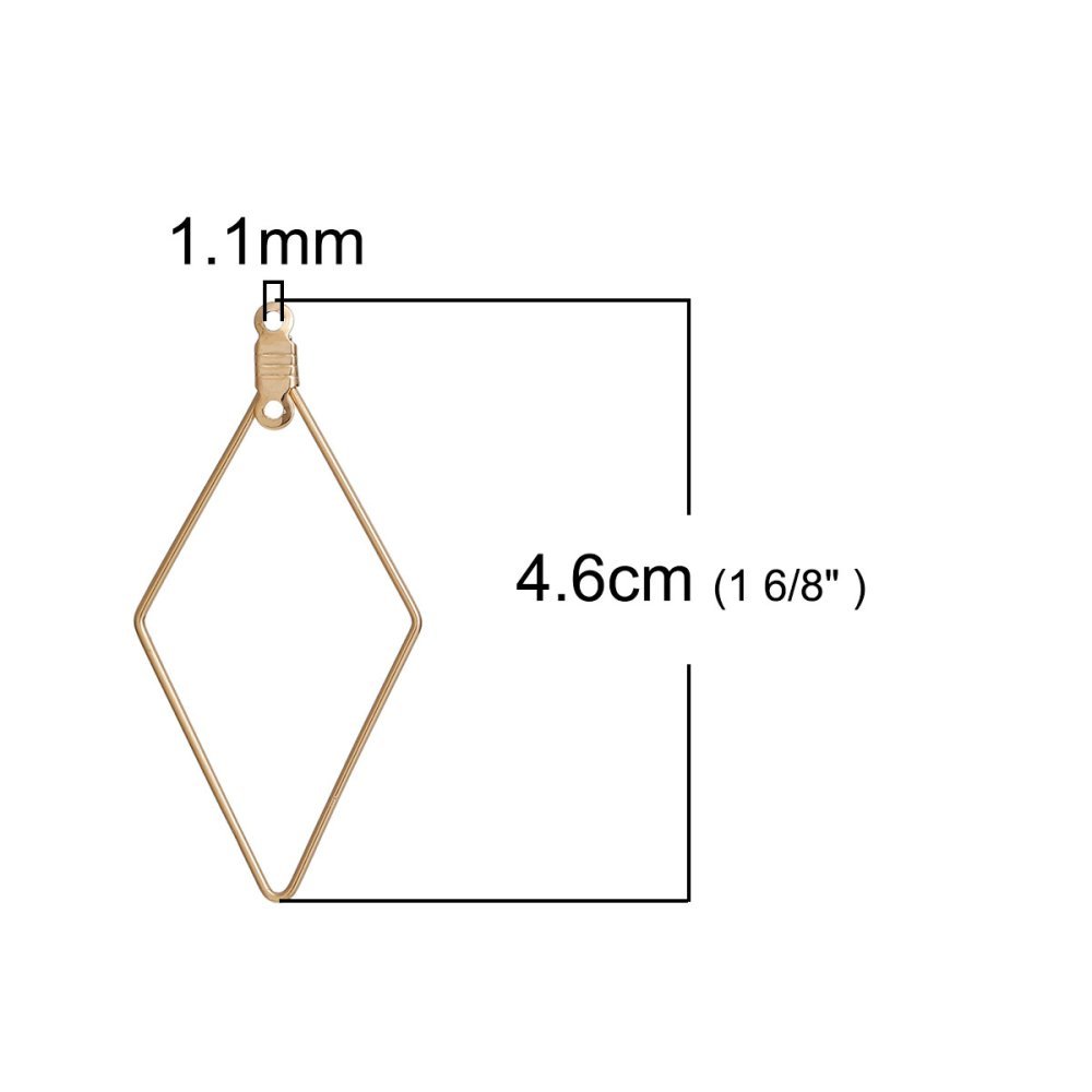 Diamond Primer Gold Earring Holder N°01 x 1 st.