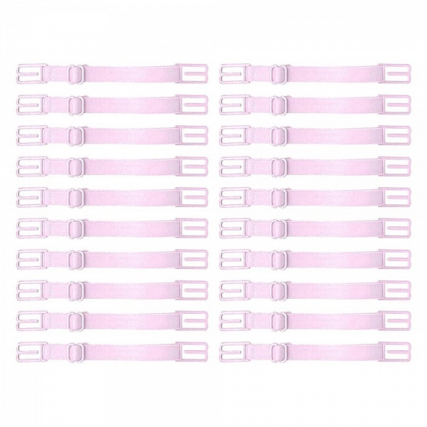 Elastiskt band 20 Justerbara maskf&ouml;rl&auml;ngningar &ouml;ronkrok Vit