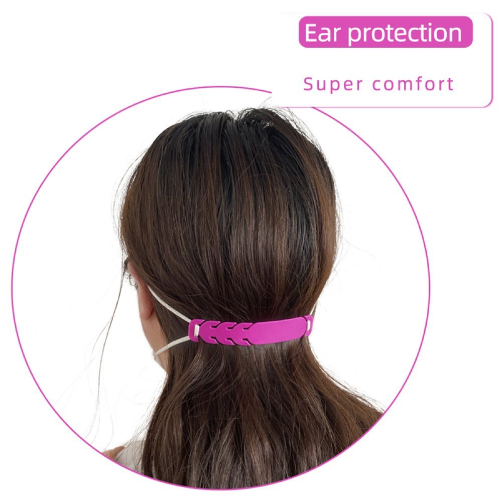 Elastiskt band Justerbart öronskydd för mask N°02 Grey
