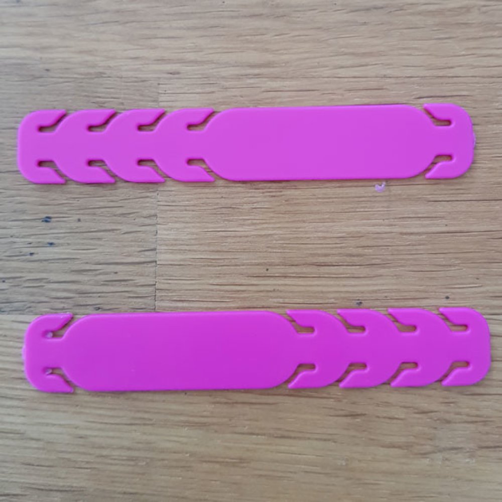 Elastiskt band Justerbart öronskydd för mask N°02 Fushia