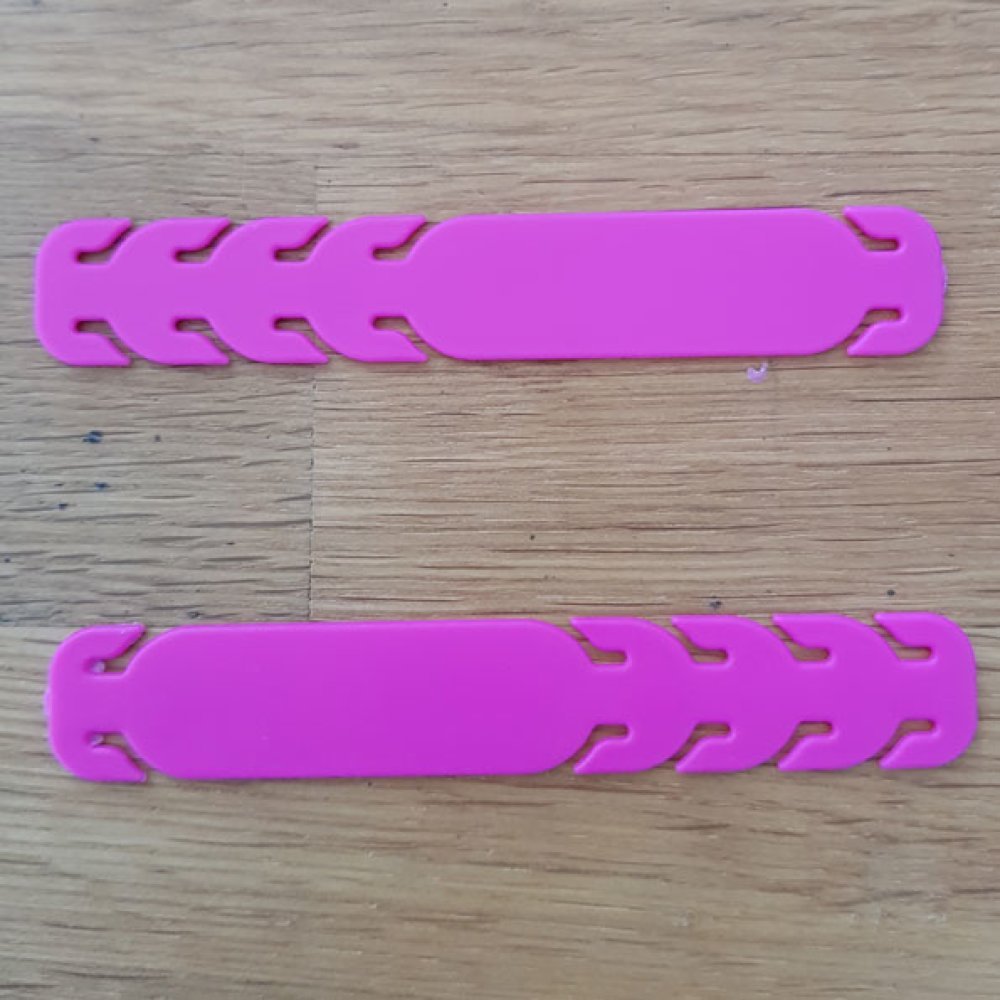 Elastiskt band Justerbart öronskydd för mask N°02 Fushia