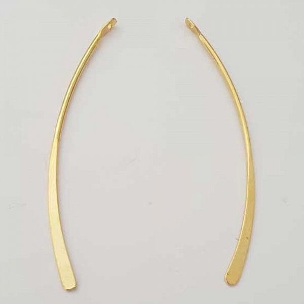 Bar b&ouml;jd metallst&aring;ng silver 1 ring N&deg;01 guld