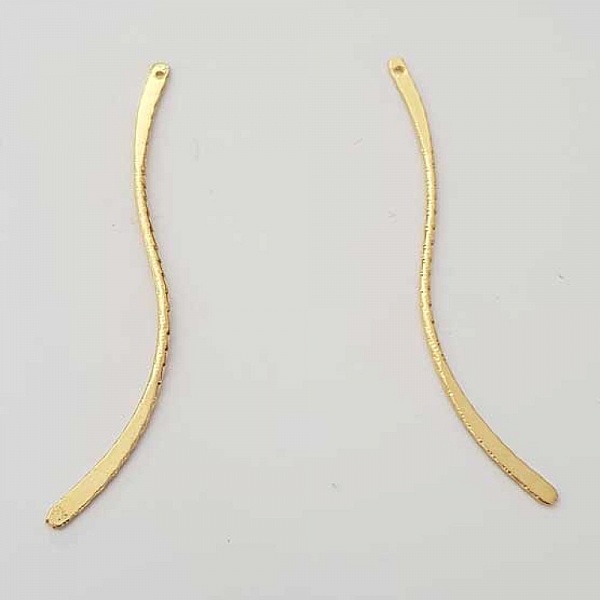 Bar b&ouml;jd metallst&aring;ng silver 1 ring N&deg;02 guld