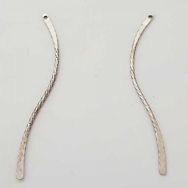 Bar b&ouml;jd metallst&aring;ng Silver 1 ring N&deg;03 Silver