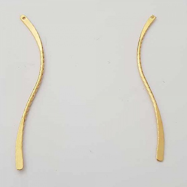 Bar b&ouml;jd metallst&aring;ng silver 1 ring N&deg;03 guld