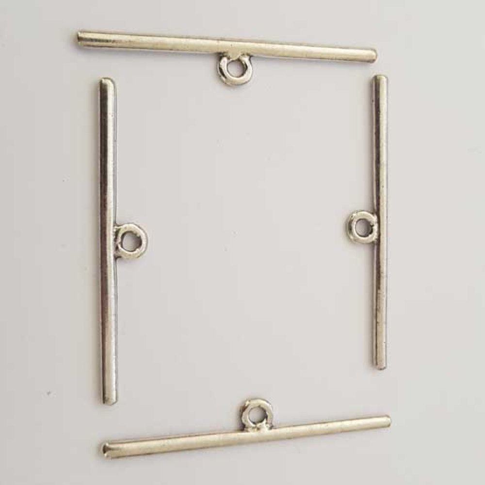 Stång för silver metalllås N°06