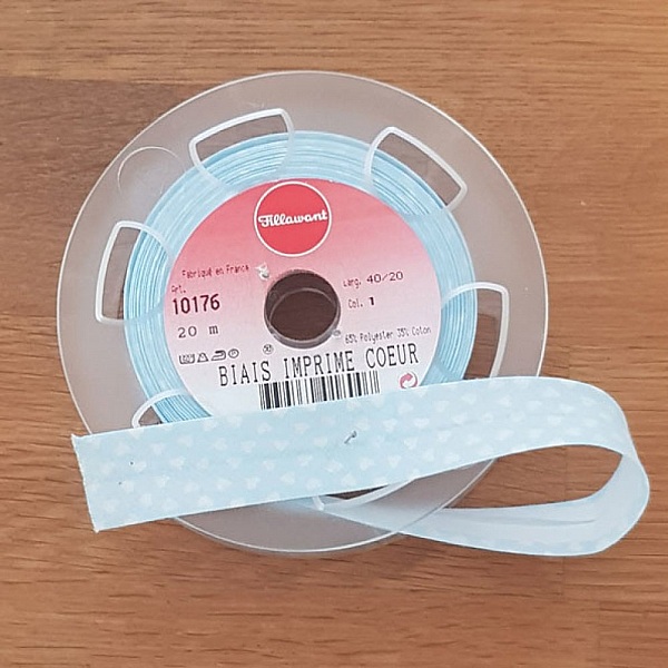 Bias Fancy heart all textil 1 Meter krage 01