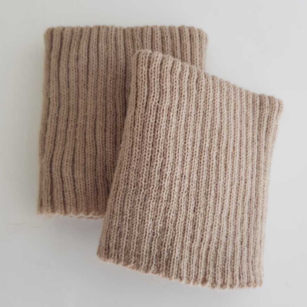 Ribbade muddar eller byxbottnar Beige