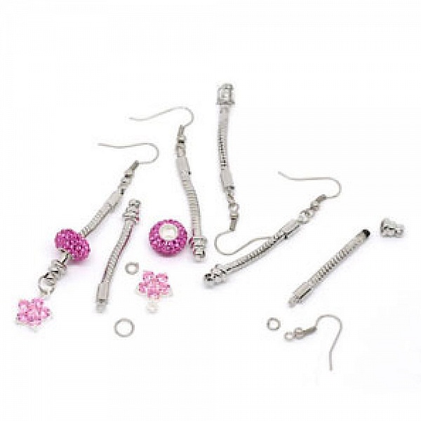 Boucle d'oreille avec pas de vis 01-04 8 cm