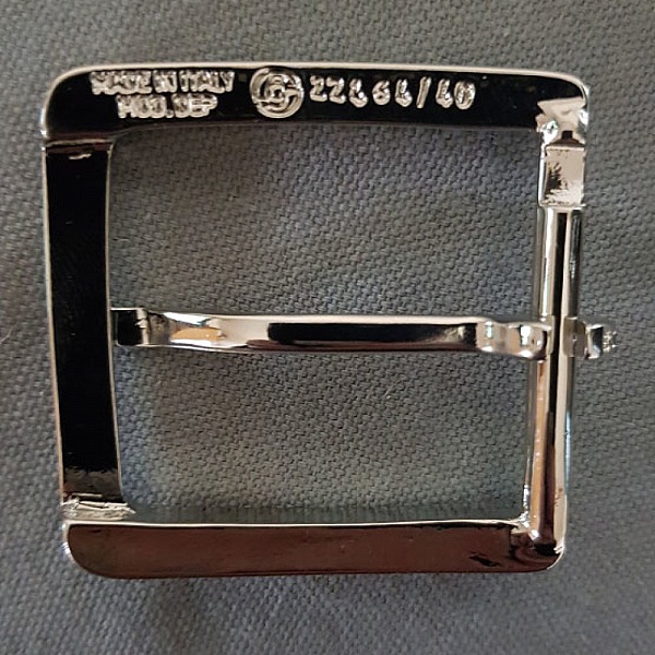 Boucle de ceinture Argent en Zamac N&deg;04