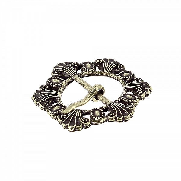 Boucle de ceinture Vieux Laiton en Zamac N&deg;05