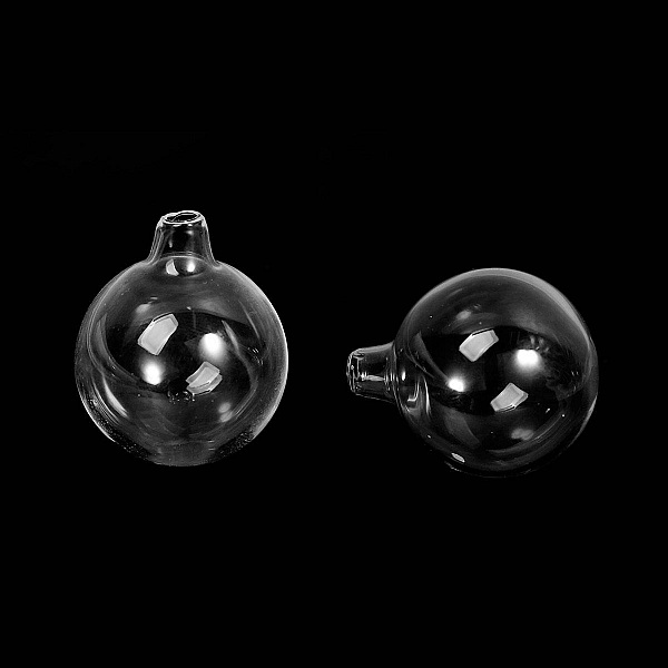 Glaskulor runda f&ouml;r att fylla 25 mm flaskor 3 stycken