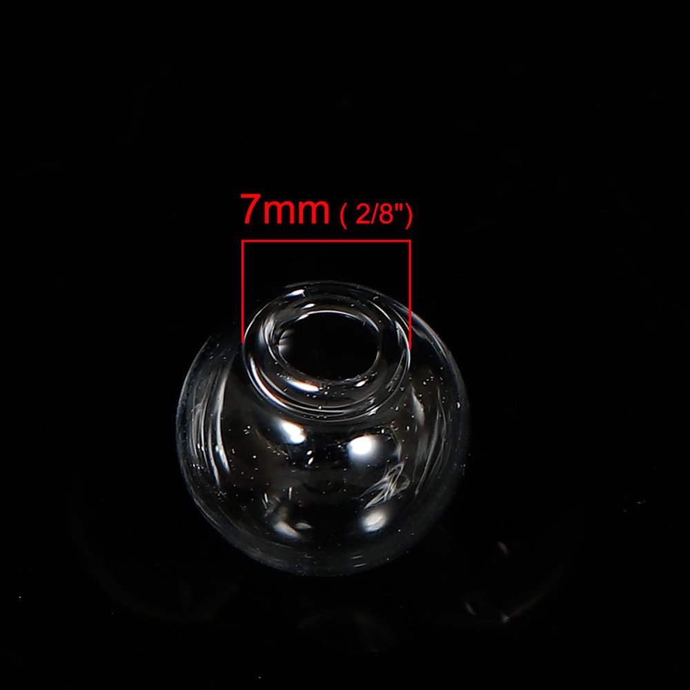 Glaskulor runda 12mm 20 stycken att fylla
