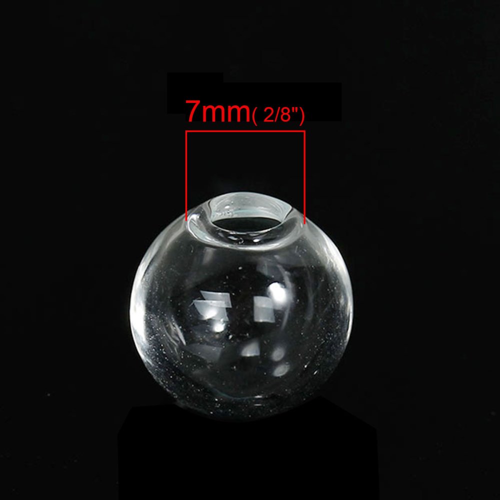 Glaskulor runda 14mm 20 stycken att fylla