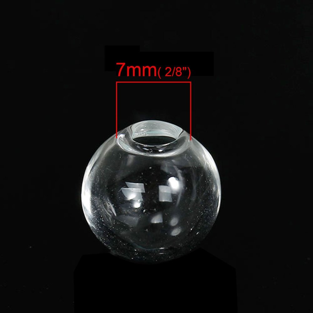 Glaskulor runda 14mm 20 stycken att fylla