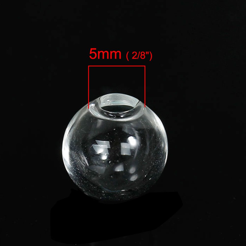 Glaskulor runda 18mm 20 stycken att fylla