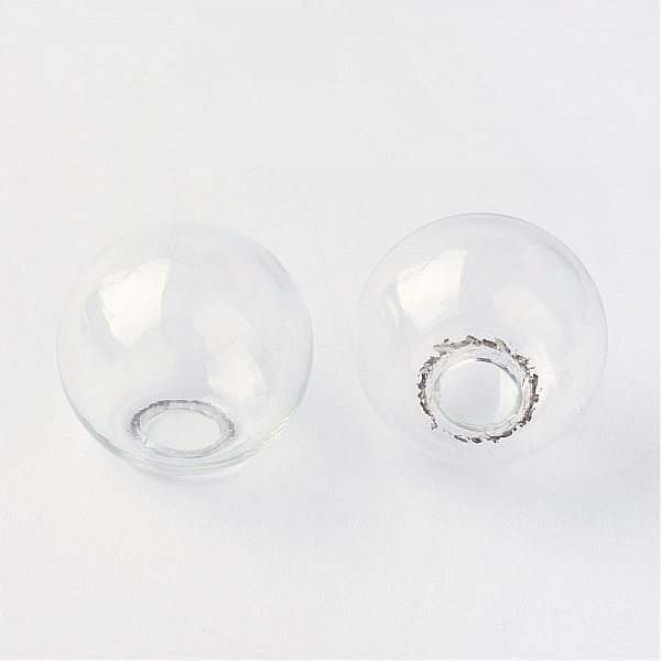 Glaskulor runda 08mm 10 stycken att fylla