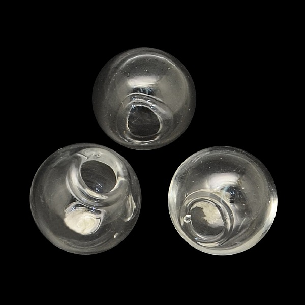 Boules en verre ronde de 30mm 5 pi&egrave;ces