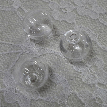 Glaskulor för fyllning runda 10mm 10 stycken