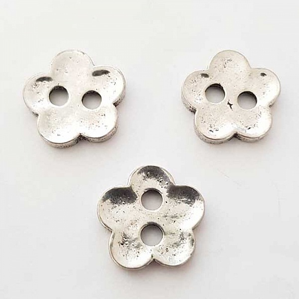 Bouton Argent N&deg;32 de 19 mm Rond