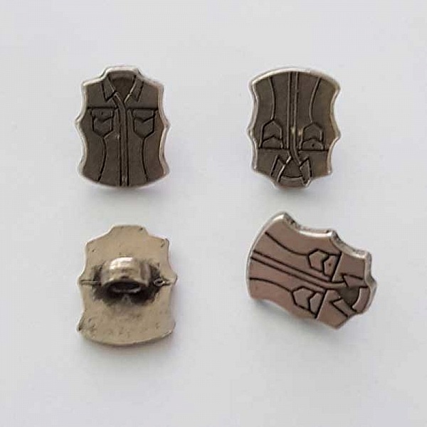 Bouton Argent N&deg;35 Chemise