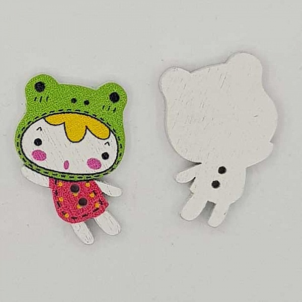 Tr&auml;knapp flicka r&ouml;d N&deg;01-02