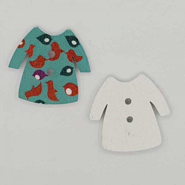 Tr&auml;knapp turkos kl&auml;nning N&deg;02-03