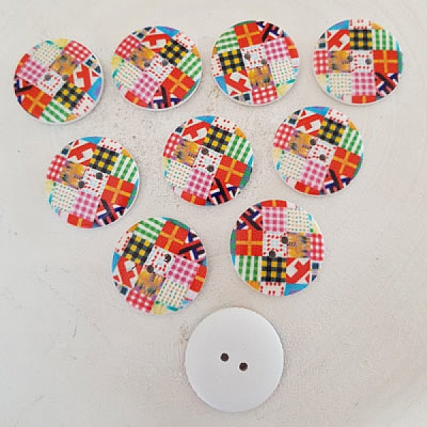 Tr&auml;knopp blommor 30 mm N&deg;03 x 10 stycken