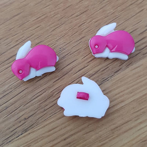 Knapp med kaninmotiv f&ouml;r barn nr 02