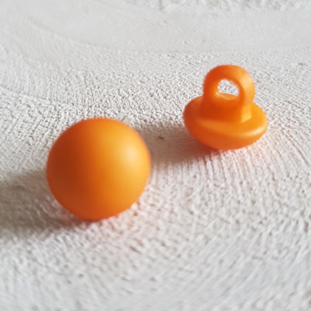 Fantasiknappar för barn och spädbarn Demi Boule mönster N°04-05 Orange