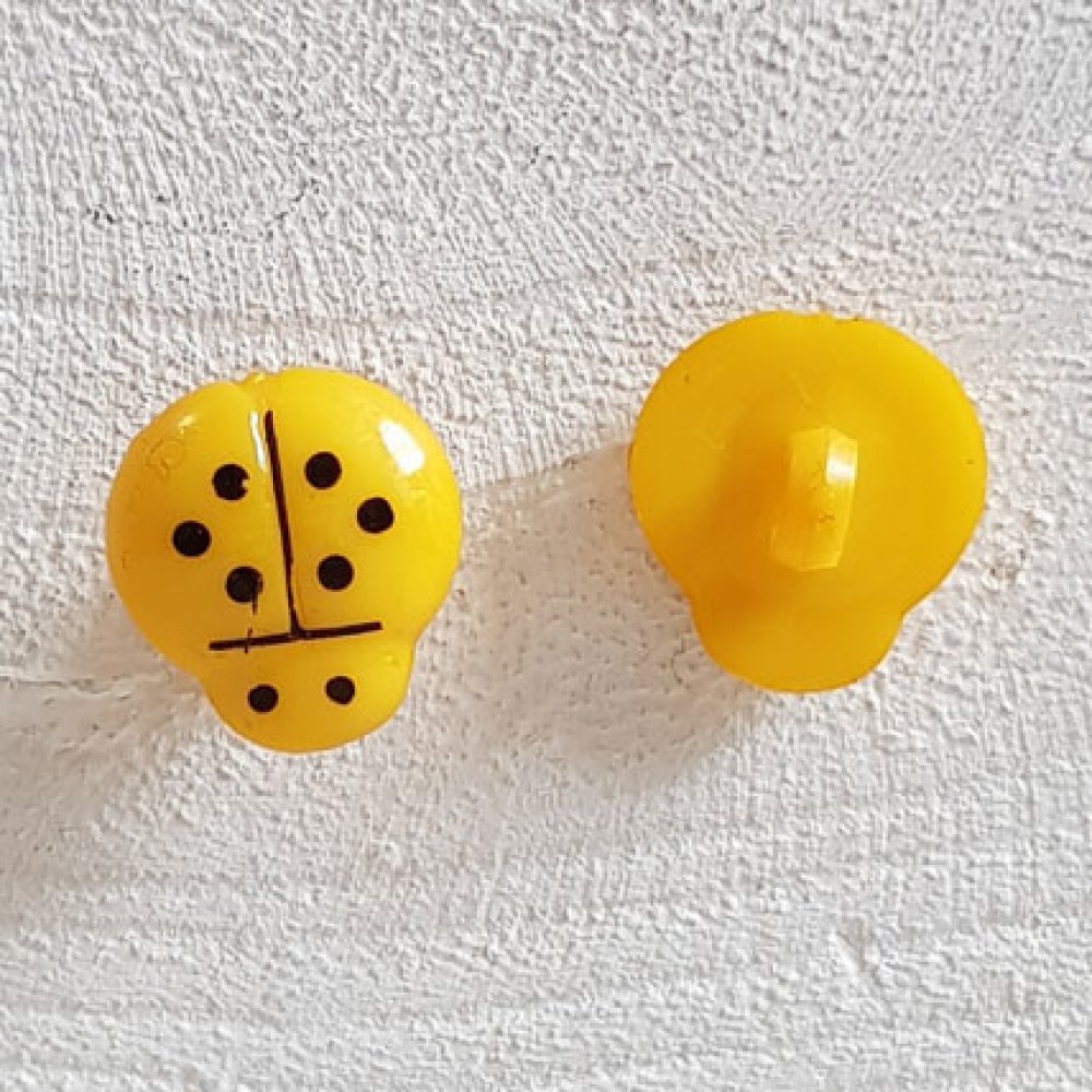 Knapp fantasi, barn, bebisar Ladybird mönster N°01-03 Mörkgrön