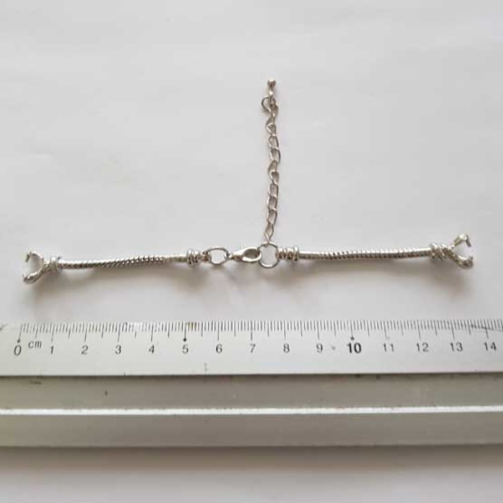 Europeisk stil klocka Dial kedja armband med karbinlås 6 X 7.5 Cm