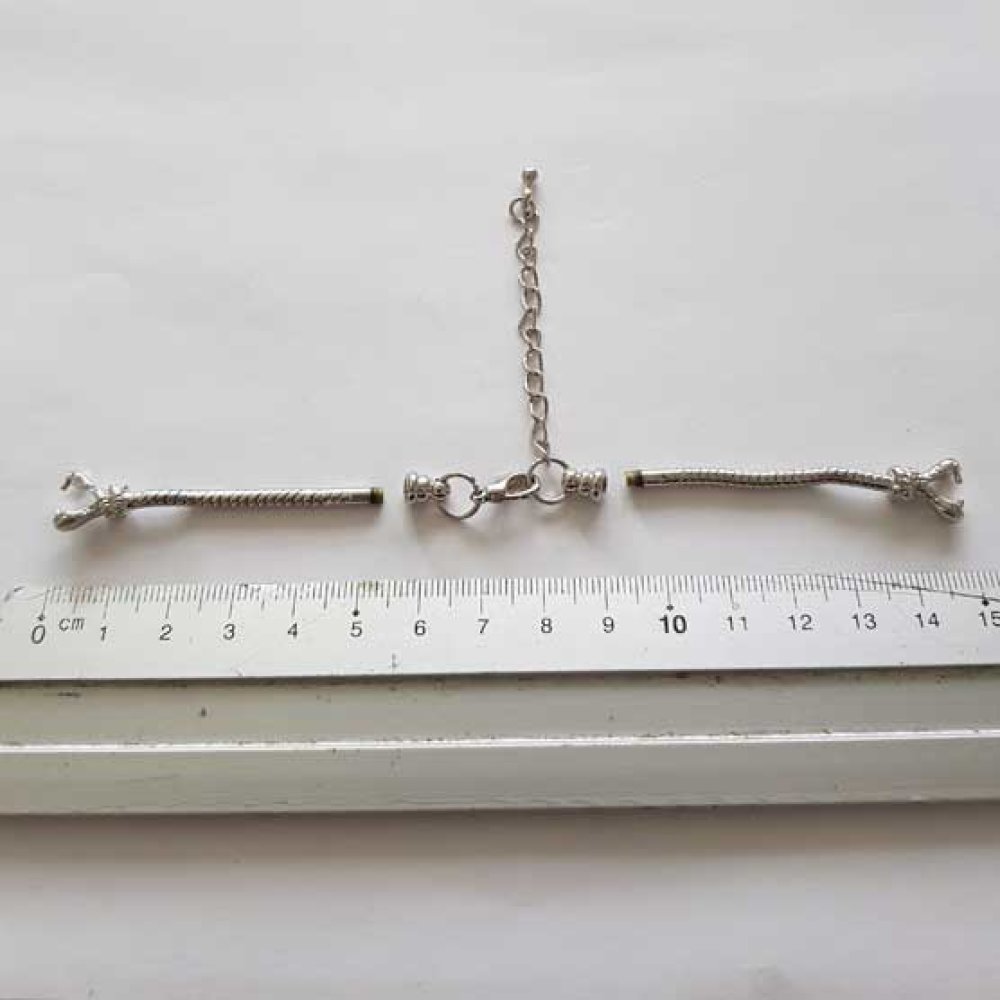 Europeisk stil klocka Dial kedja armband med karbinlås 6 X 7.5 Cm