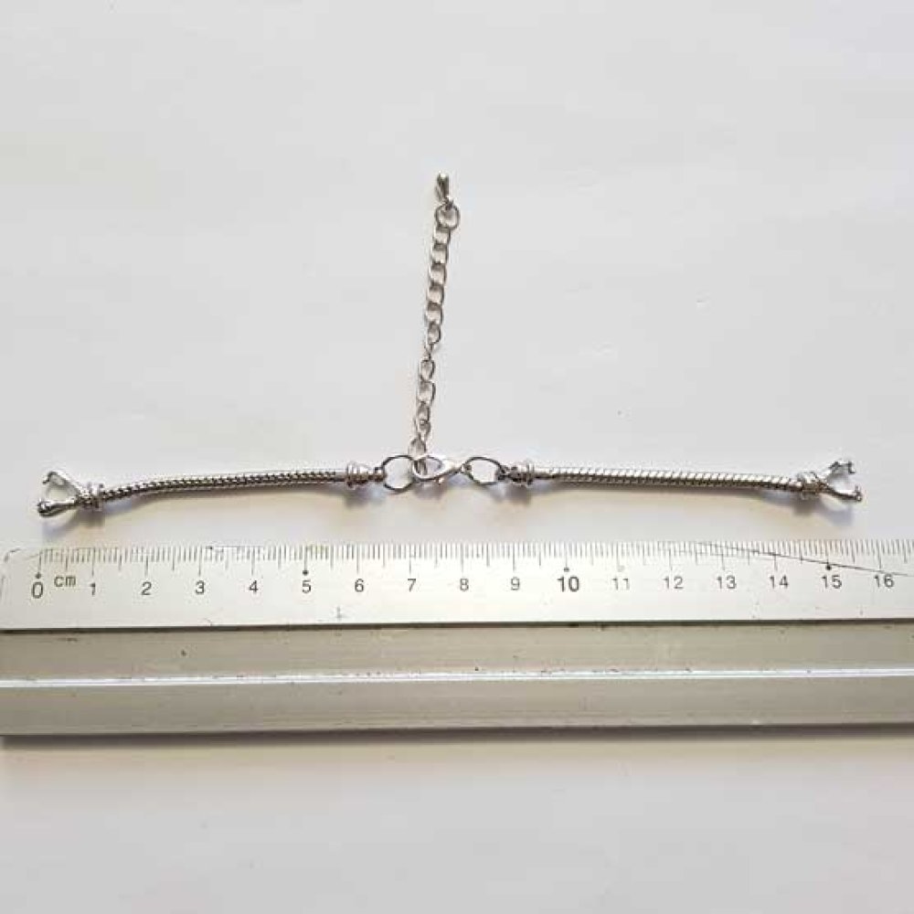 Europeisk stil klocka Dial kedja armband med hummerlås 7 X 8.5 Cm