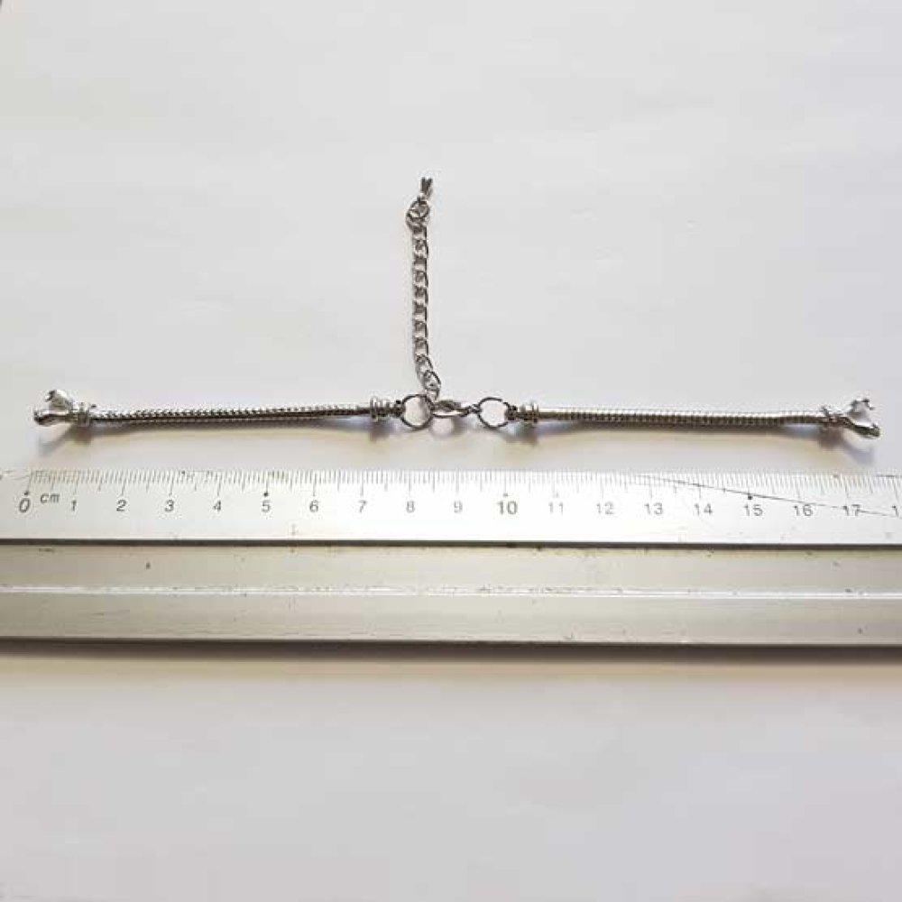 Europeisk stil klocka Dial kedja armband med karbinlås 8.5 X 9.5 Cm