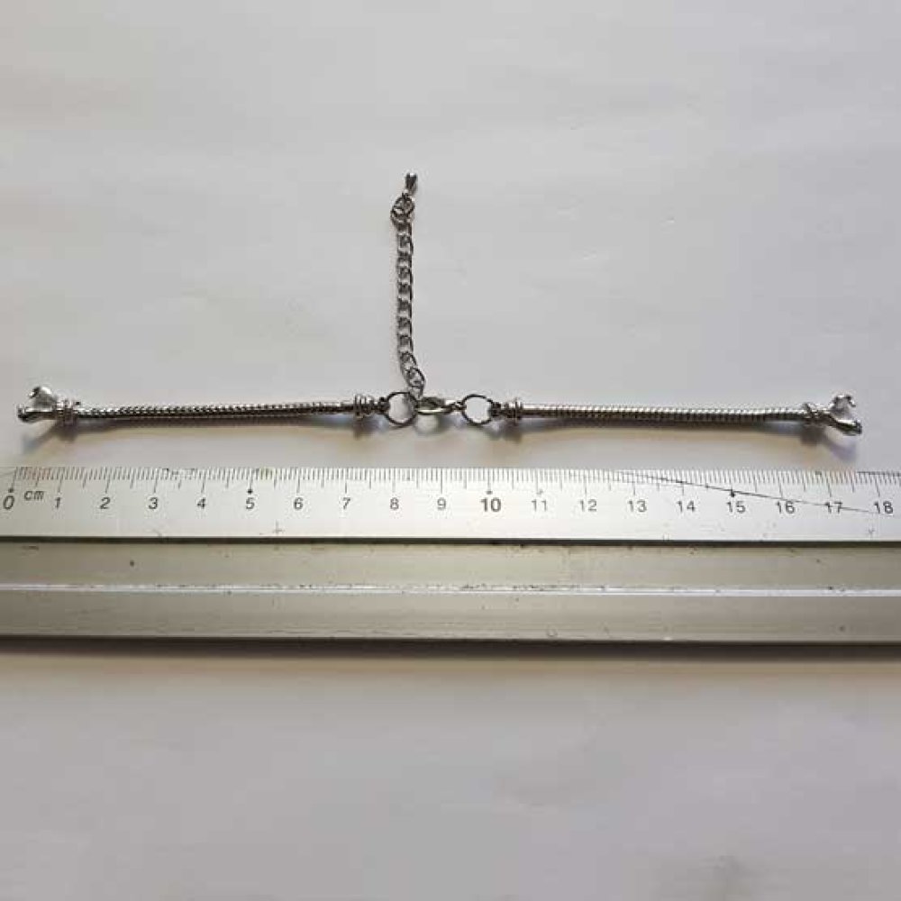 Europeisk stil klocka Dial kedja armband med karbinlås 8.5 X 9.5 Cm