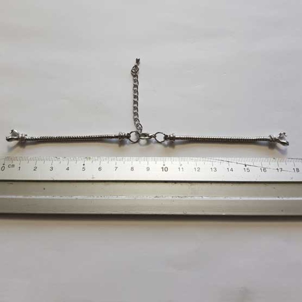 Europeisk stil klocka Dial kedja armband med karbinlås 8.5 X 9.5 Cm
