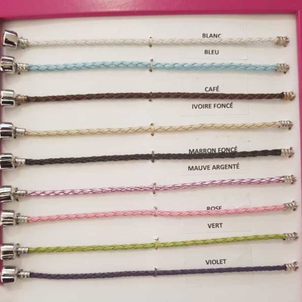 Europeiskt fl&auml;tat klipparmband vanligt 02 FR&Aring;N 15 TILL 23 CM rosa