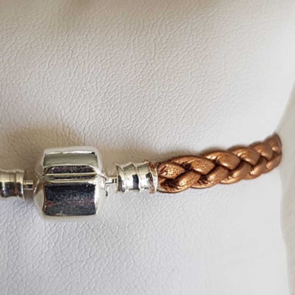 Europeiskt flätat klipparmband vanligt 03 FRÅN 15 TILL 23 CM Antic