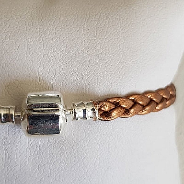 Europeiskt fl&auml;tat klipparmband vanligt 03 FR&Aring;N 15 TILL 23 CM Antic