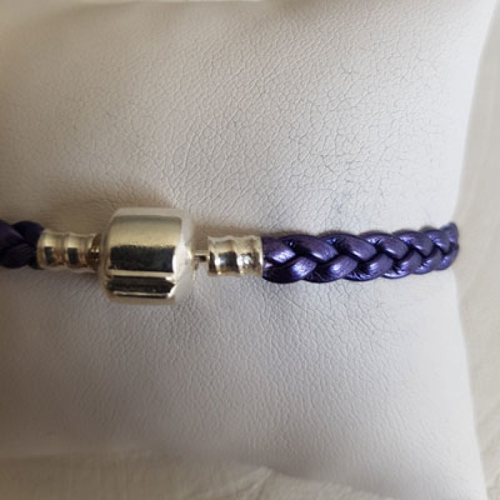 Europeiskt flätat klipparmband vanligt 03 FRÅN 15 TILL 23 CM Glicine