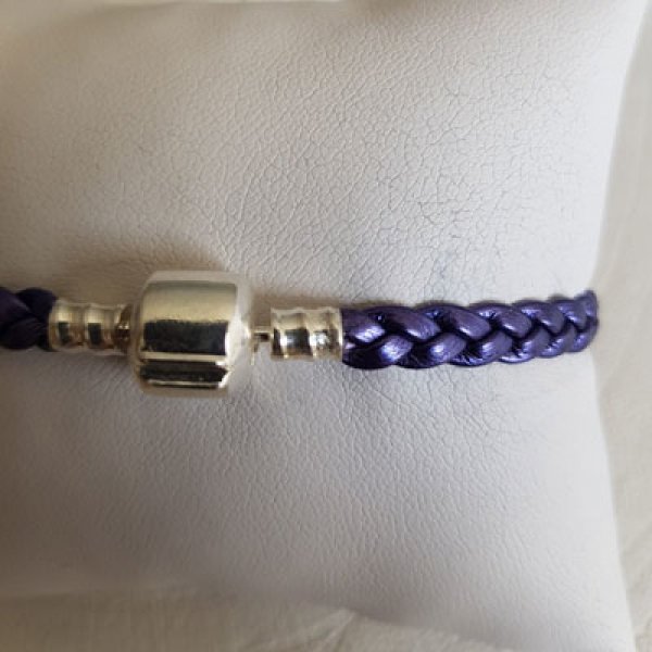 Europeiskt fl&auml;tat klipparmband vanligt 03 FR&Aring;N 15 TILL 23 CM Glicine