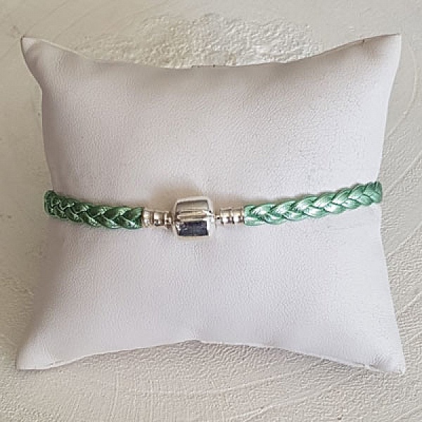 Europeiskt klipparmband vanligt 03 FR&Aring;N 15 TILL 23 CM Sylvergreen